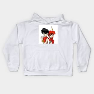 the ranma martial artist, half man half girl Kids Hoodie